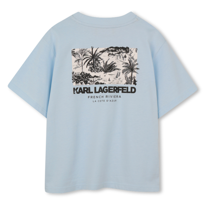 T-SHIRT MET KORTE MOUWEN KARL LAGERFELD KIDS 
                        BOY