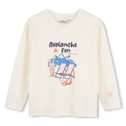 T-shirt met lange mouwen KIDS AROUND 
                    GIRL