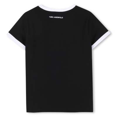 T-SHIRT MANCHES COURTES KARL LAGERFELD KIDS FILLE