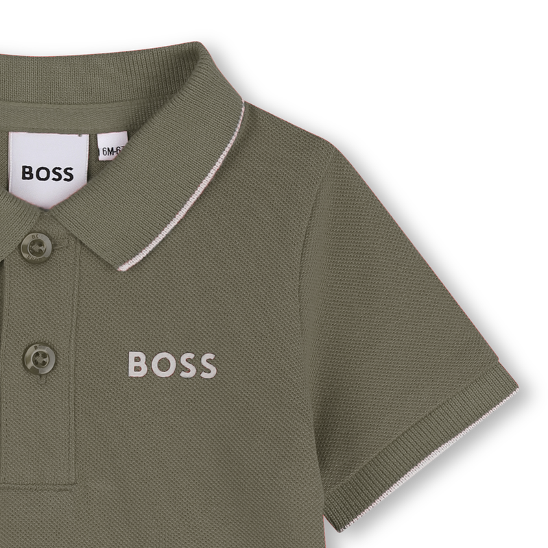 POLOSHIRT MET KORTE MOUWEN BOSS 
                        BOY