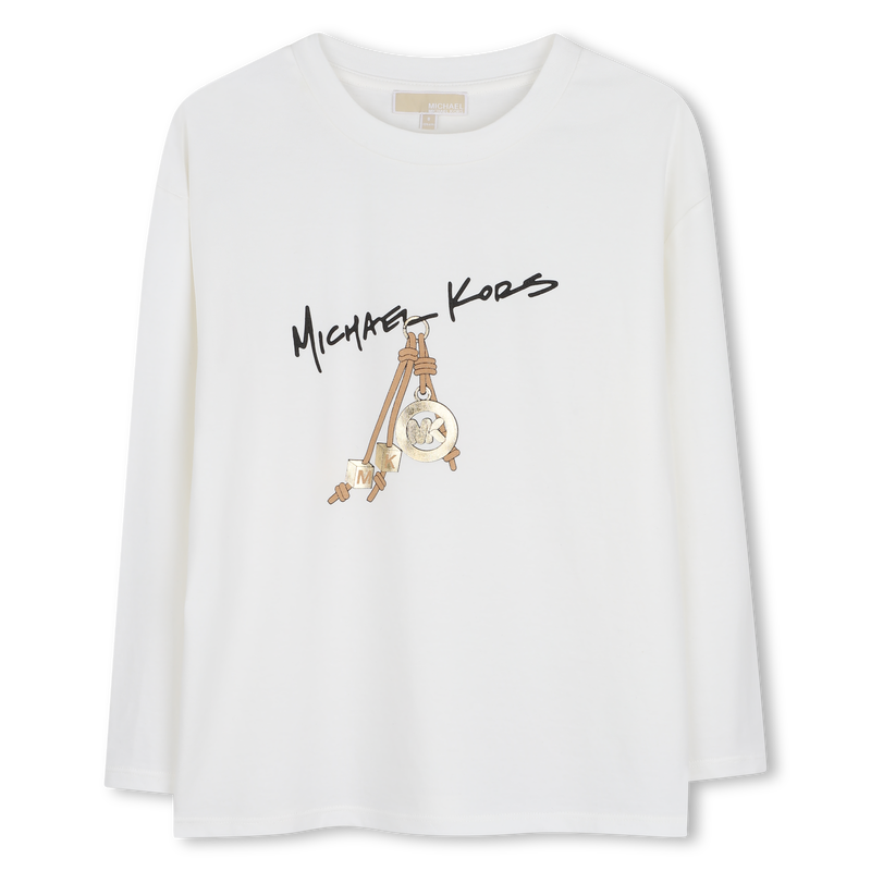 T-shirt met lange mouwen MICHAEL KORS 
                        GIRL