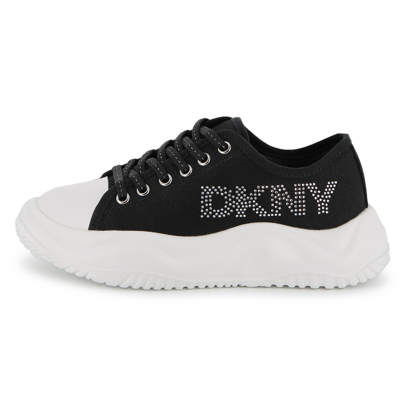 SNEAKERS MET VETERS DKNY 
                        GIRL