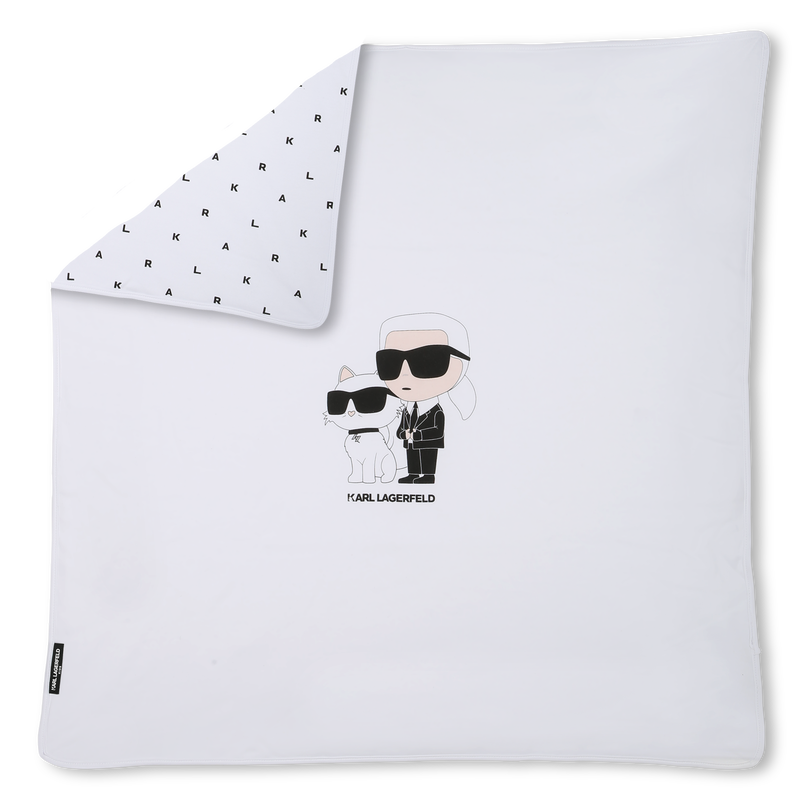 Couverture imprim&eacute; KARL LAGERFELD KIDS 
                        UNISEXE