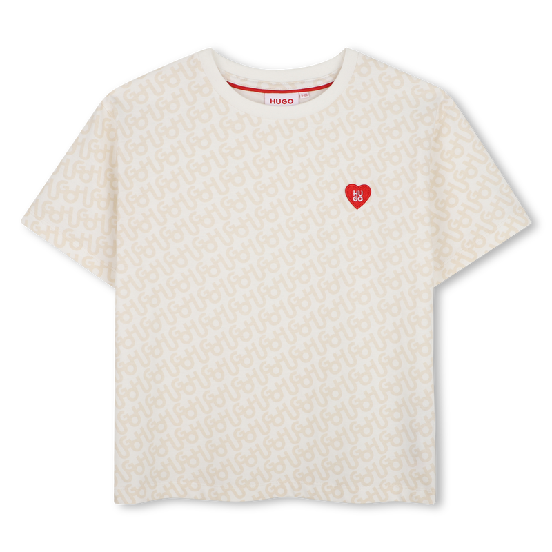Tee-shirt manches courtes HUGO 
                        FILLE
