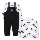 Overalls en T-shirt set KARL LAGERFELD KIDS 
                    BOY