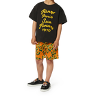 Bermuda imprim&eacute; satin de coton KENZO KIDS 
                    GARCON