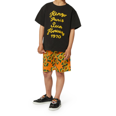 Bermuda van katoensatijn KENZO KIDS JONGEN