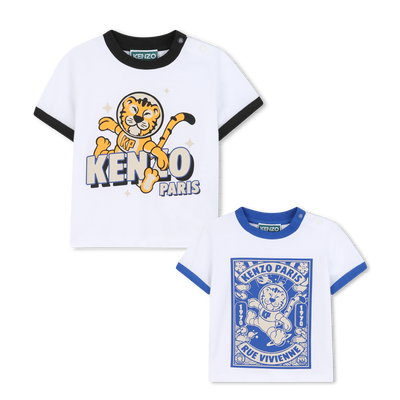 Set van 2 jersey T-shirts KENZO KIDS BOY