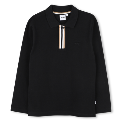 Polo &agrave; manches longues BOSS GARCON