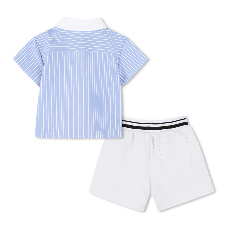 OVERHEMD + KORTE SET KARL LAGERFELD KIDS 
                        BOY