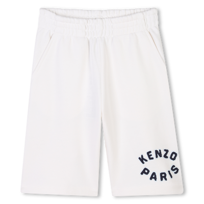 Bermuda molletonn&eacute; en coton KENZO KIDS UNISEXE