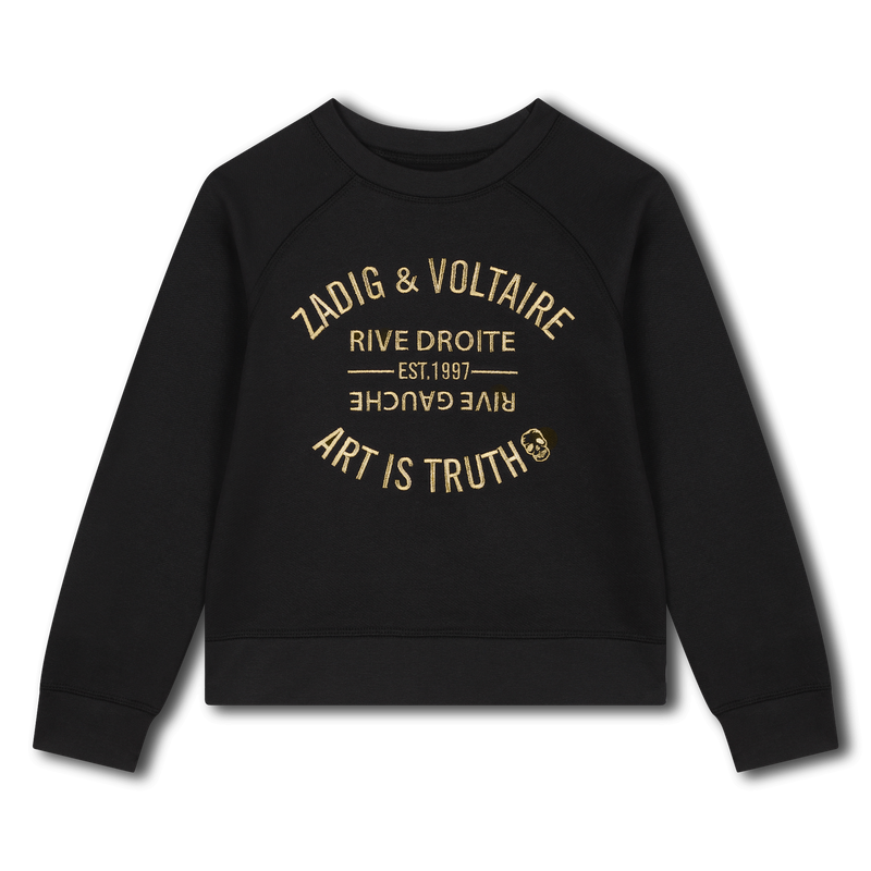Sweat-shirt en molleton ZADIG & VOLTAIRE 
                        FILLE