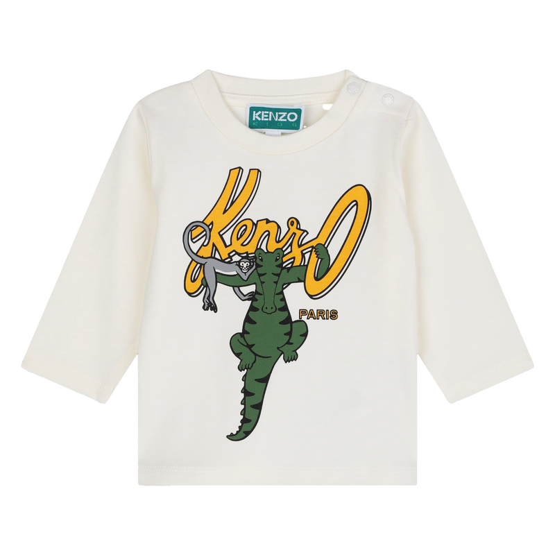 T-shirt &agrave; manches longues KENZO KIDS 
                        GARCON
