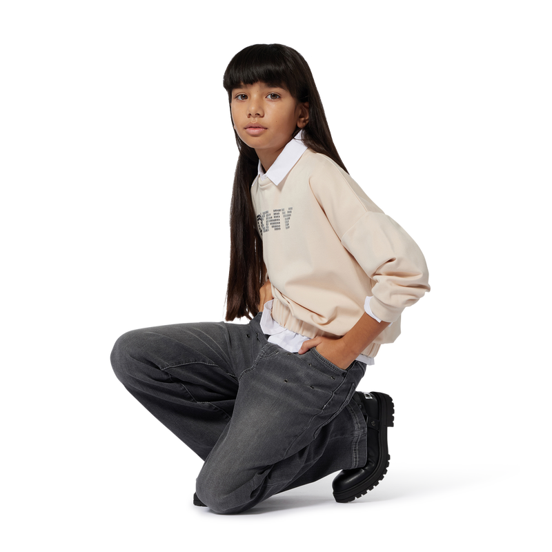 Pantalon avec taille r&eacute;glable DKNY 
                        FILLE