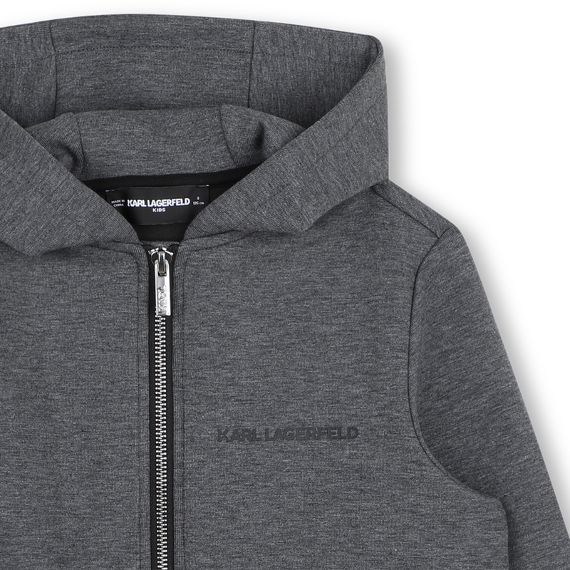 Sweat-shirt &agrave; capuche KARL LAGERFELD KIDS 
                        GARCON