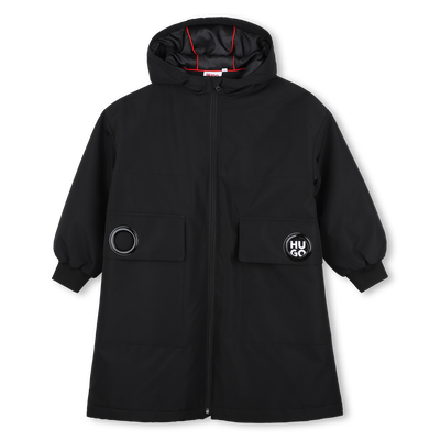 Parka &agrave; capuche Hugo FILLE