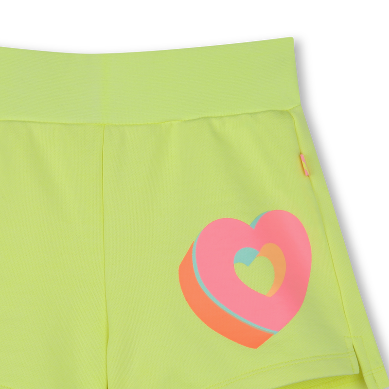 Fleece short met hartjes BILLIEBLUSH 
                        GIRL