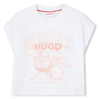 Tee-shirt manches courtes Hugo 
                    FILLE