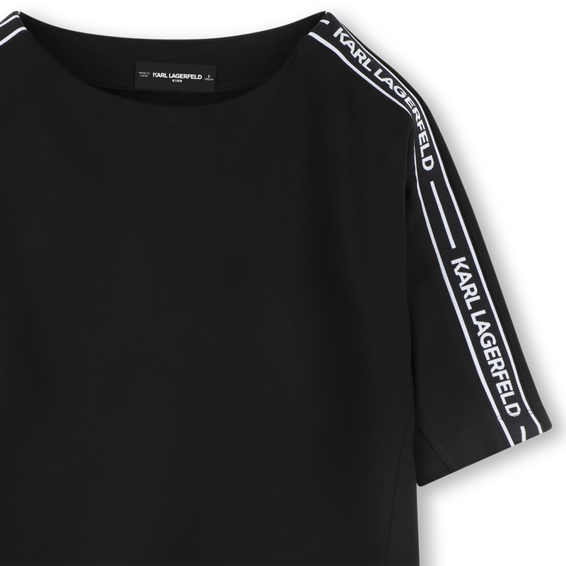 Jurk met korte mouwen KARL LAGERFELD KIDS 
                        GIRL