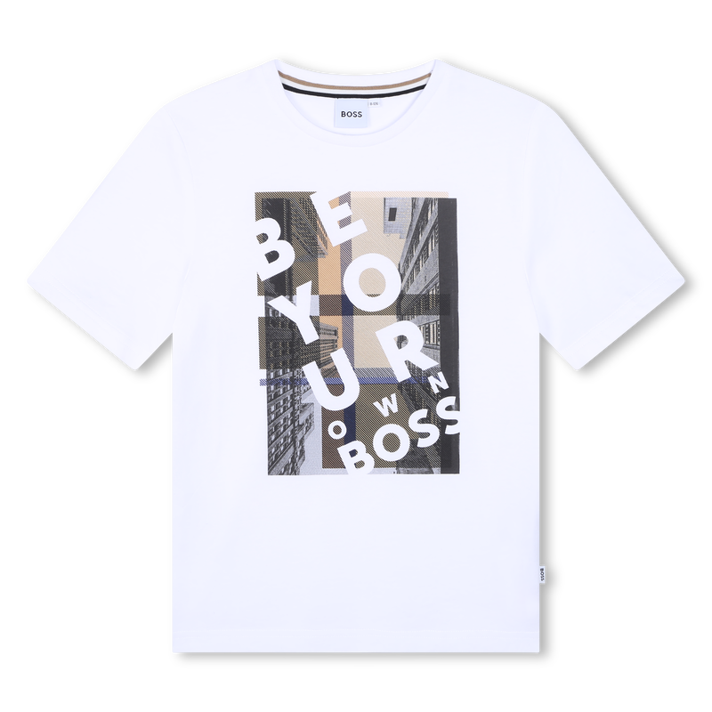 T-shirt met korte mouwen BOSS 
                        BOY