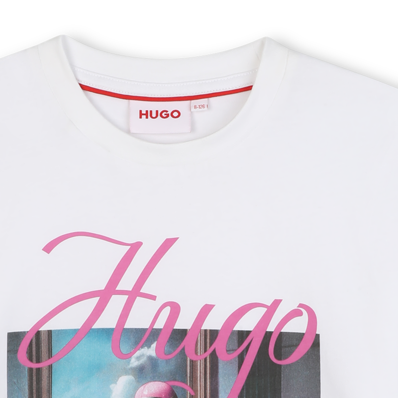 T-shirt met korte mouwen HUGO 
                        GIRL