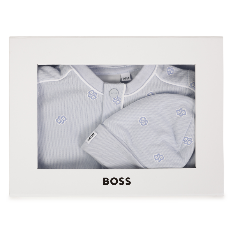 Pyjama et bonnet imprim&eacute;s BOSS 
                        GARCON