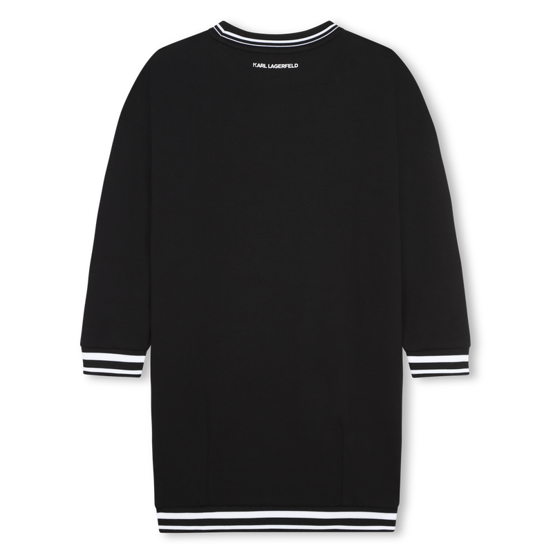 Robe droite bicolore KARL LAGERFELD KIDS 
                        FILLE