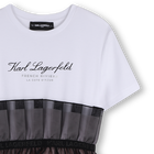 Formele jurk met korte mouwen KARL LAGERFELD KIDS 
                    GIRL