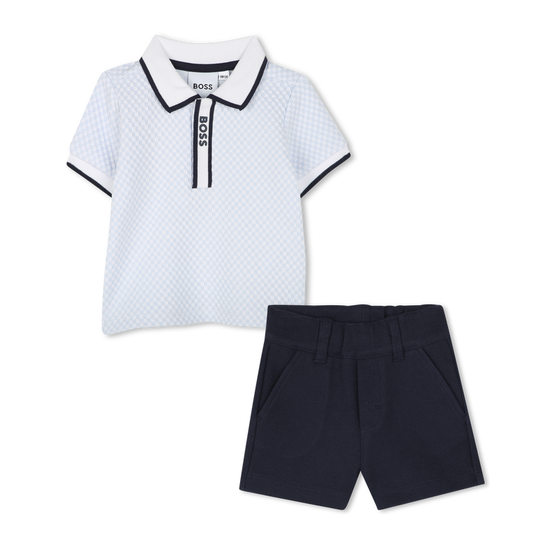 Ensemble short et polo BOSS 
                        GARCON