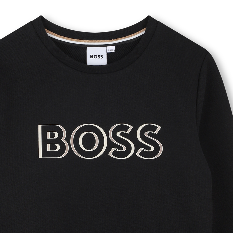 Sweat-shirt molletonn&eacute; BOSS 
                        GARCON