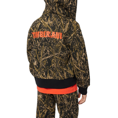 Cardigan molletonn&eacute; &agrave; capuche TIMBERLAND GARCON