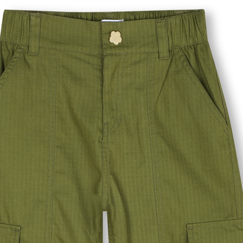 Katoenen broek KENZO KIDS 
                        GIRL