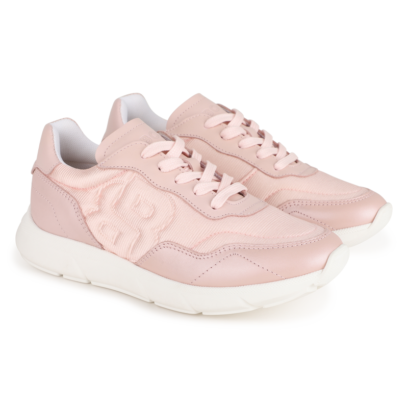 BASKET &Agrave; LACETS BOSS 
                        FILLE