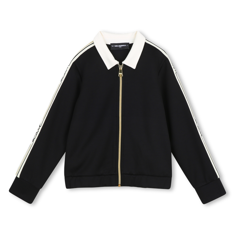 GILET AVEC COL KARL LAGERFELD KIDS 
                        FILLE