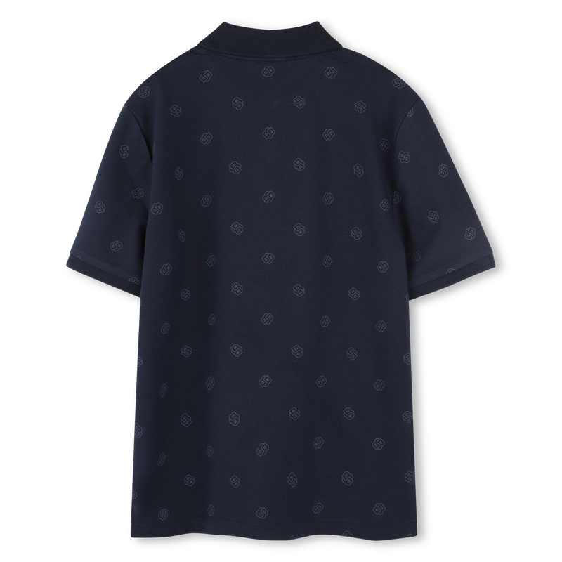 Polo à coupe droite imprimé BOSS 
                        GARCON