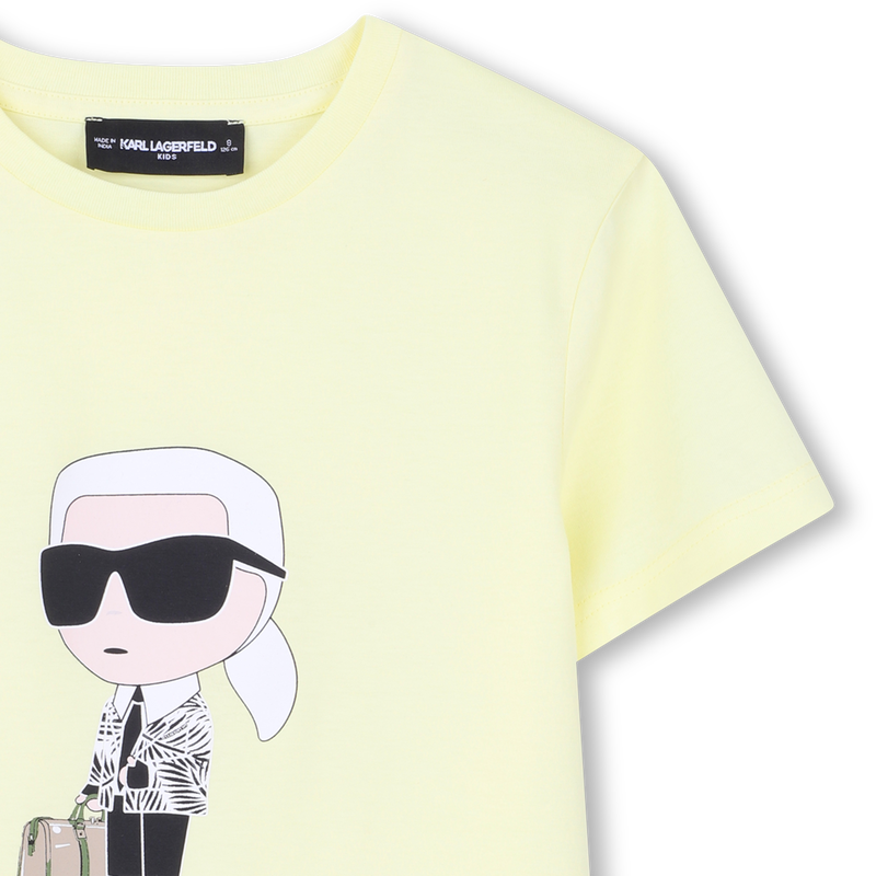 T-SHIRT MANCHES COURTES KARL LAGERFELD KIDS 
                        GARCON