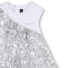 Robe de ceremonie bi-matiere KARL LAGERFELD KIDS 
                    FILLE