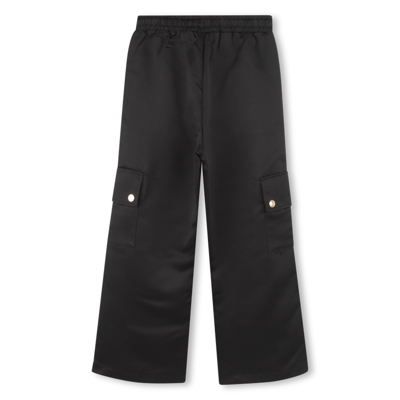 Pantalon multipoche en satin MICHAEL KORS 
                        FILLE