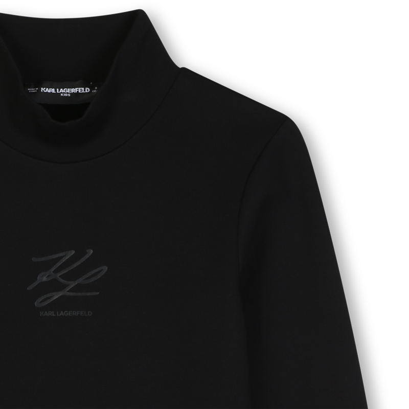 T-shirt met lange mouwen KARL LAGERFELD KIDS 
                        GIRL