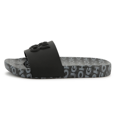 Lichte slippers met badges HUGO BOY