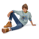 Denim gebreide broek TIMBERLAND 
                    BOY