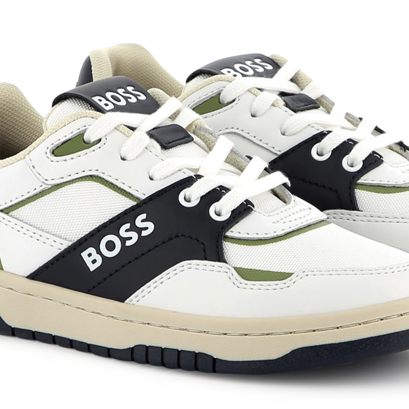 Sneakers van twee materialen BOSS 
                        BOY