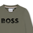 T-shirt &agrave; manches longues BOSS 
                    GARCON