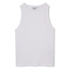 Tanktop met metalen plaat BOSS 
                    GIRL