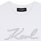 T-shirt met korte mouwen KARL LAGERFELD KIDS 
                    GIRL