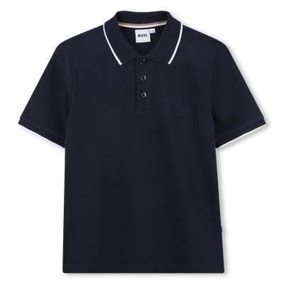 Polo &agrave; coupe droite BOSS GARCON