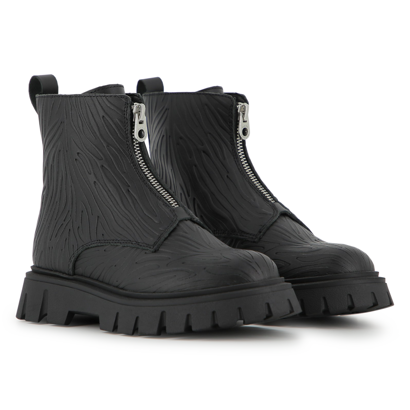 Bottines en cuir de vachette MARC JACOBS 
                        FILLE