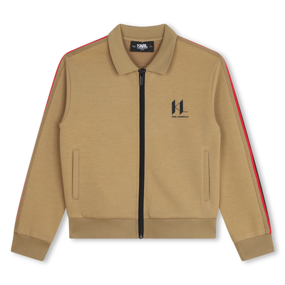 Cardigan de jogging zipp&eacute; KARL LAGERFELD KIDS GARCON
