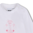 T-shirt met lange mouwen BOSS 
                    GIRL