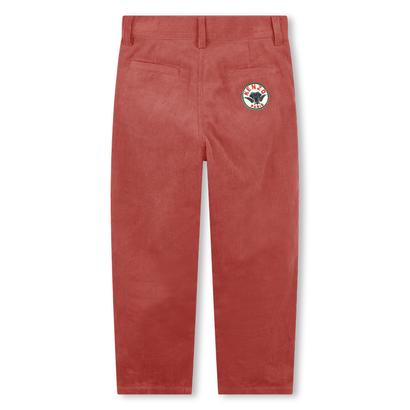Ribfluwelen broek KENZO KIDS 
                        BOY